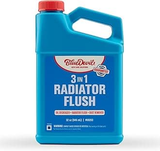 BlueDevil 00203 Radiator Flush and Oil Degreaser, 32 oz, Grey