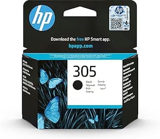 HP 3YM61AE 305 Original Ink Cartridge, Black, Pack of 1