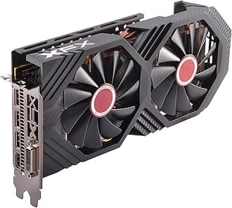XFX Radeon RX 580 GTS Black Edition 1405MHz OC+, 8gb 256bit GDDR5, DX12 VR Ready, Double Dissipation, Dual BIOS, 3xDP HDMI DVI, PCI-E AMD Graphics Card (RX-580P828D6)