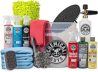 Chemical Guys HOL169 16-Piece Arsenal Builder Wash Kit with TORQ Foam Cannon, Bucket and (6) 16 oz Care Products (Gift for Car & Truck Lovers, Dads and DIYers)