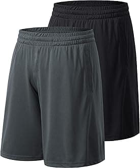 ProfectorsMen's Athletic Shorts with Pockets and Elastic Waistband Quick Dry Activewear Workout Shorts for Men