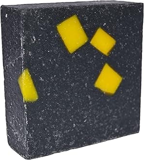 360Feel Old fashioned Tar Soap exfoliant Handmade Man Soap - Made with real Tar and honey, Masculine fragrance