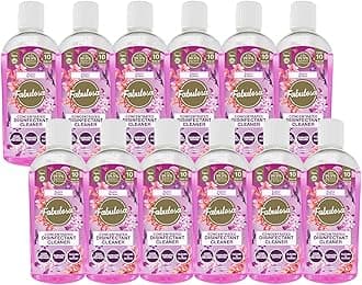 Fabulosa 4 in 1 Concentrated Antibacterial Disinfectant All Purpose Cleaner, 220ml, 12 pack, Exotic