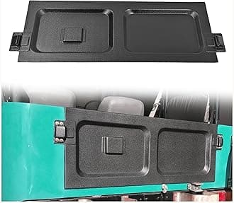KUAFU Rear Tailgate Door Compatible with Toyota Land Cruiser FJ40 Bolt-On Rear Tail Gate Shell ABS Plastic