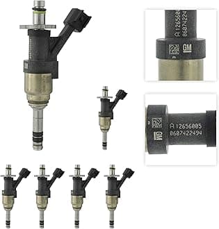 GM 12707873/12709470 Original Equipment Nominal Flow Direct Fuel Injector Set (6)