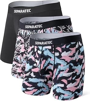SEPARATEC Valentines Day Underwear For Men Dual Pouch Boxer Briefs Soft & Moisture Wicking Rayon From Bamboo Underwear men