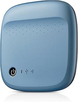 Seagate Wireless Mobile Portable Hard Drive Storage 500GB STDC500400 (Blue)