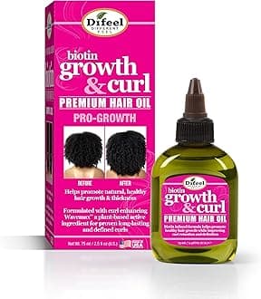 Difeel Biotin Growth & Curl Premium Hair Oil 2.5 oz.