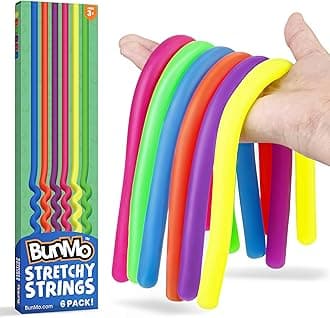 Stress Relief Toys for Special Needs Children - Stretchy Sensory Toys for Autistic Children / ADHD / Fidgets & Anxiety Toys for Adults - 6 Pack