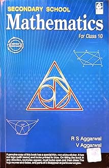 Secondary School Mathematics for Class 10 - CBSE - by R.S. Aggarwal Examination 2022-2023