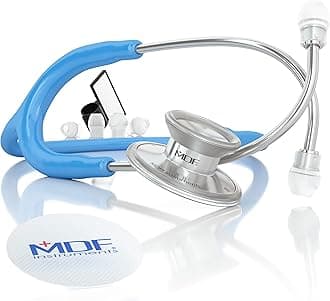 MDF InstrumentsMDF Acoustica Deluxe Lightweight Dual Head Stethoscope - Bright Blue (MDF747XP-14)