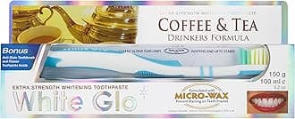 Premium Coffee & Tea Drinkers Formula Intense Extra Whitening Toothpaste & Toothbrush-100ML New