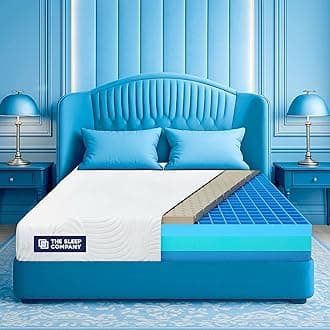 The Sleep Company Luxe Pro Mattress | SmartGRID + Natural Latex | Plush Medium-Soft Feel | Premium Latex for Luxury Sleep | King Size Bed Mattress 72x72x10