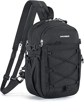 Small Crossbody Sling Bag, Crossbody Daypack, Chest Shoulder Bag Hiking Small Backpack for Casual Travel Sport