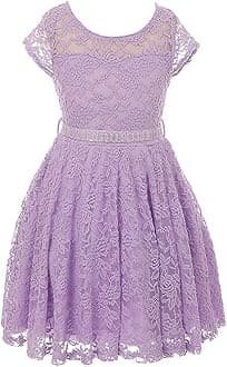 iGirldress Little Girls Floral Lace Flower Girls Dresses sizes2-14