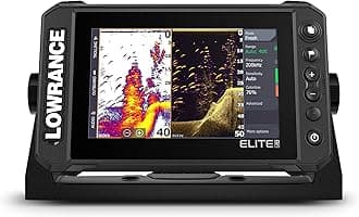 Elite FS Fishfinder/Chartplotter, Available with and Without Transducer