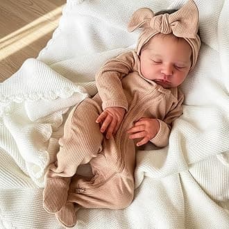 Zero Pam Realisitc Reborn Baby Dolls 19 Inches Silicone Baby Doll with Soft Cloth Body, Lifelike Babys Doll Girl,Real Life Reborn Dolls That Look Real Newborn Babies with Accessories
