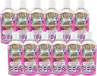 Fabulosa 4 in 1 Concentrated Antibacterial Disinfectant All Purpose Cleaner, 220ml, 12 pack, Fabventus