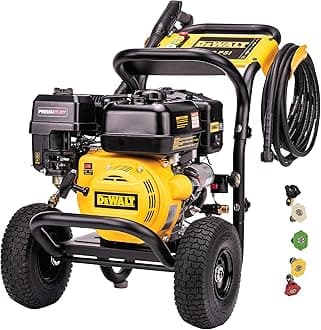 DXPW3400PRNB-S PressuReady 3400 PSI Gas Pressure Washer with Quick Start Technology, 2.5 GPM Axial Cam Pump, 208cc Engine, Cold Water, Includes 25-Ft Hose, Nozzles, Spray Gun & Wand, 49-State