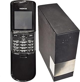NOKIA 8800 64MB Black Stainless Steel Factory Unlocked 2G GSM Luxury Classic Collector's Item Cell Phone