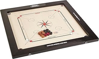 Surco 8mm Champion Carrom Board, Family Game for 1 Player, Ages 12+