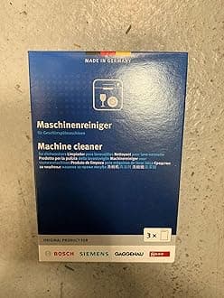 Bosch 00312193 Dishwasher Cleaner (3 Pack)