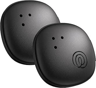 Tile by Life360 Sticker - Small Bluetooth Tracker, Remote Finder and Item Locator for Bikes, Glasses and More. Both iOS and Android Compatible. Phone Finder. 2-Pack (Black)