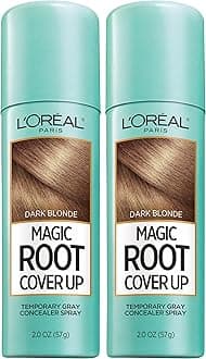 Hair Color Root Cover Up Hair Dye Dark Blonde 2 Ounce (Pack of 2) (Packaging May Vary)