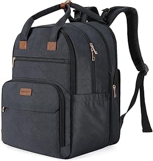 mommore Diaper Bag Expandable Large Baby Bag for 2 Kids/Twins with Wet&Dry Pocket, Travel Diaper Backpack for Mom Dad, Changing Pad, Luggage Strap