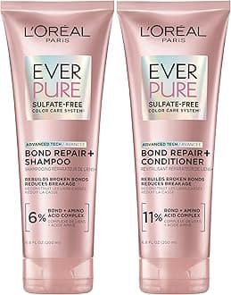 L'Oreal Paris EverPure Bonding Shampoo and Conditioner Kit for Color-Treated Hair, 6.8 Ounce (Set of 2)