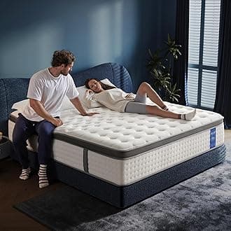 King Size Mattress,14 Inch King Mattress in a Box,Superior Hybrid with Gel Memory Foam or Back & Lumbar Support,100 Night Trial,Maximum Support,Pressure Relief,Zoned Support Spring, Firm
