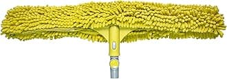DOCAZOO Telescopic Pole for Cleaning - Window Cleaning Kit, Ceiling Cleaning, Feather Duster, Snow Removal, Window Squeegee, High Reach Indoor & Outdoor Kit - (Head Only - 24 in Squeegee Scrubber)