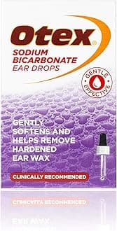 Sodium Bicarbonate Drops for Hardened Ear Wax, 10ml