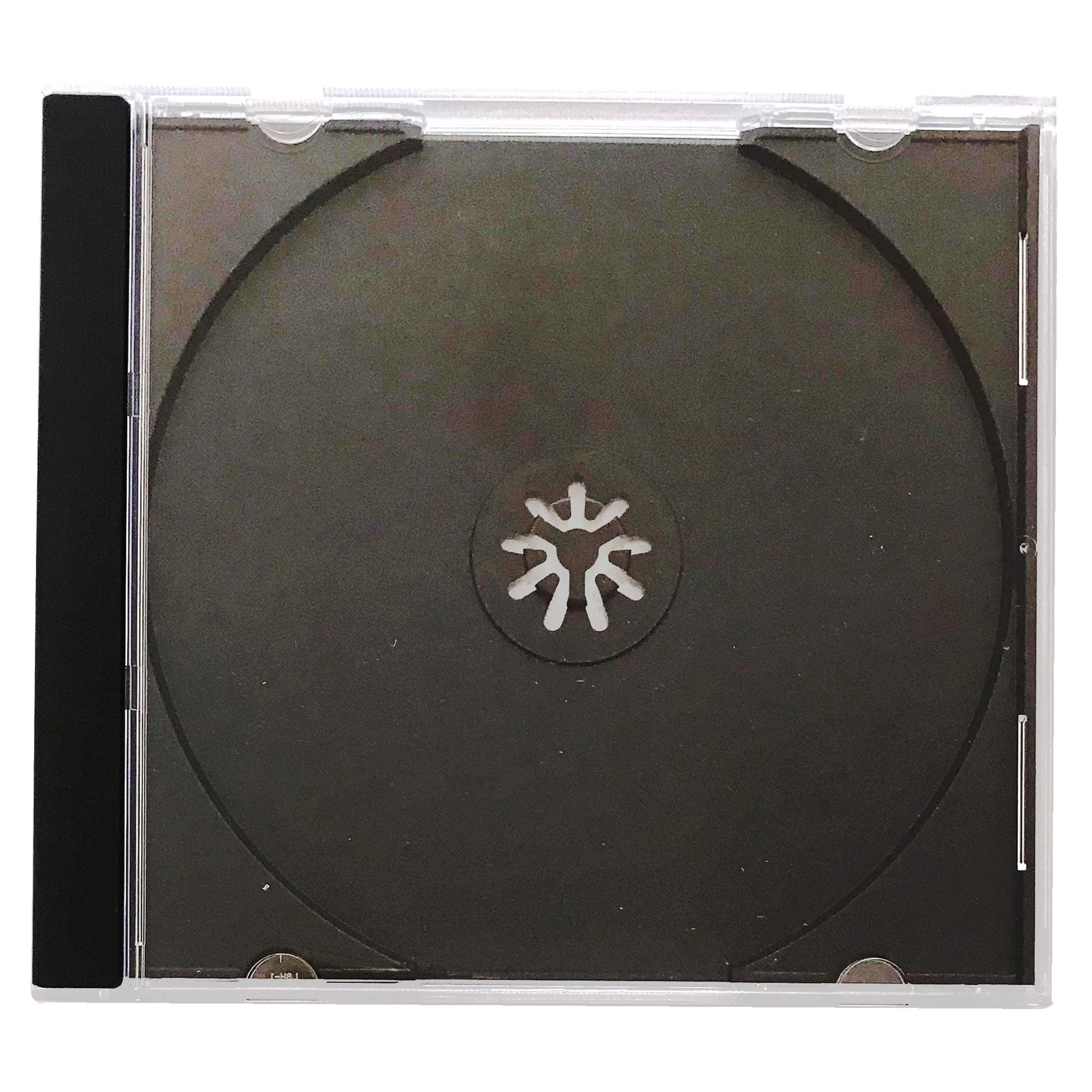Standard Black CD Jewel Case, 50 Pack