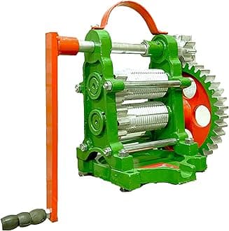 by MASTER MACHINES Cast Iron Domestic Manual Sugarcane Juice Machine for Home Use, घरेलू उपयोग के लिए | Hand SugarCane Juicer, Hand Operated Sugarcane Squeezer, Best for Home Use