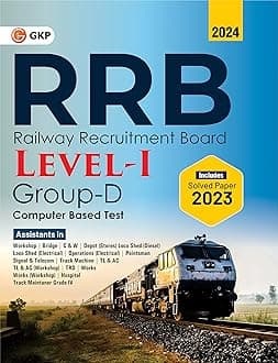 GKP RRB Group D Level 1 Exam Guide 2024 | Complete CBT Preparation | Railway Recruitment Board Exam Preparation | 2023 Year Solved Papers Paperback – 17 May 2023