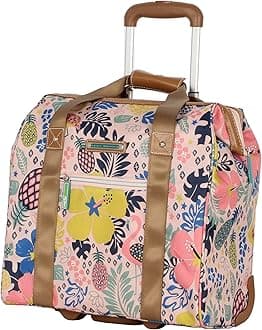 Designer Under The Seat Tote Cabin Luggage Collection,15 Inch Patterned Carry on Bag for Women, Carry-On 15 Inch, Carry on Under Seat Bag with Wheels