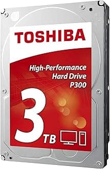 TOSHIBAP300 3TB 7200RPM 3.5" SATA HDD 'Bulk' (HDWD130UZSVA)
