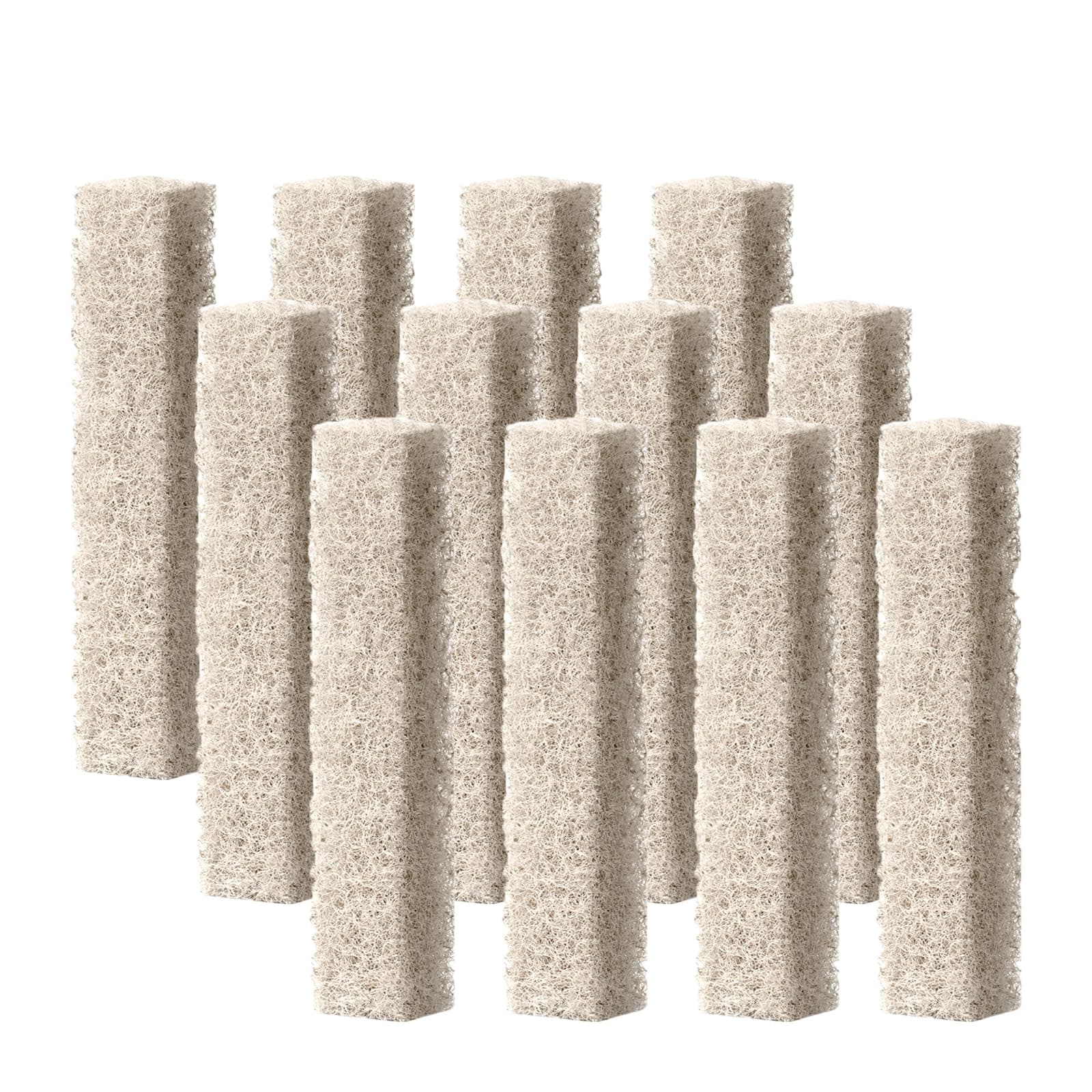 AQUANEAT 12-Pack Replacement Ammonia Reducer Pads Compatible with Aqueon QuietFlow 10 LED PRO and SmartClean 10-20 Gallons Aquarium Power Filter