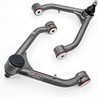 Front Upper Control Arms for 1999-2006 Chevy Silverado GMC Sierra 1500, 2000-2006 Suburban 1500&Tahoe,Yukon XL 1500,2-4" PU Bushing Suspension Control Arm, 2PC