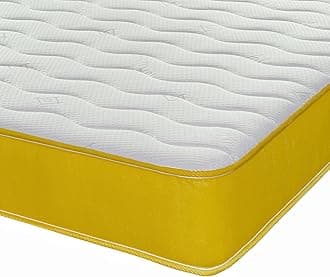eXtreme comfort ltd Hybrid Cooltouch Colours Mattress | Yellow | Shorty (75 x 175cm) | Memory Foam and Coil Spring | Cooltouch Breathable Cover | Plush Comfort | UK Made