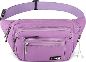 CXWMZYFanny Packs For Women & Men Waist Pack Hip Bum Bag with Multi-Pockets Large Capacity Waterproof Casual Bum Bag for Disney Traveling Casual Cycling Running Hiking