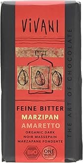 VivaniOrganic Dark Marzipan Amaretto, Pack of 5EU Organic