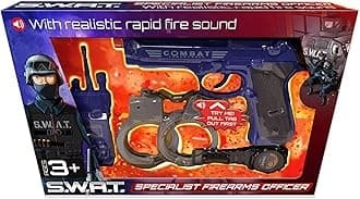 KandyToys S.W.A.T Kids Toy Gun Playset | Police Set | Toy Pistol, Handcuffs, Watch + More!