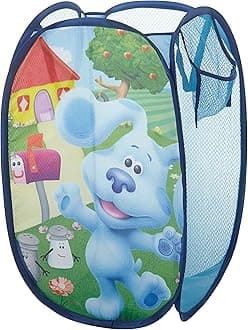 Idea Nuova Nickelodeon Blues Clues Pop Up Hamper with Durable Carry Handles, 21" H x 13.5" W X 13.5" L