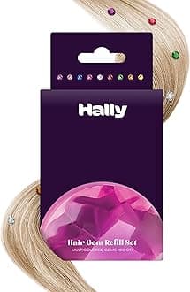 Hally Hair Gem Pen Refill Set - 180 Gems