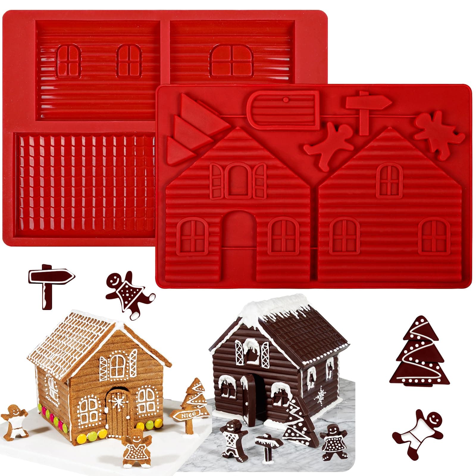 Gingerbread House Mold Tray