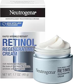 Rapid Wrinkle Repair Retinol Anti-Wrinkle Regenerating Face Cream, Day and Night Use, 1.7 oz