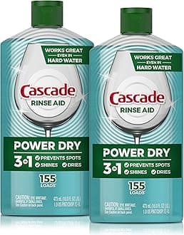 Power Dry Dishwasher Rinse Aid, 16 fl oz (2 Pack)
