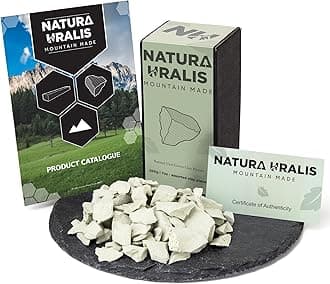 Natura Uralis Ural Green Clay | 200g Natural, Pastel to Verdant - Amazing Crunch, Satisfying Earthy, Velvety and Firm Texture, ASMR Sensation